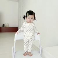 Load image into Gallery viewer, 2 Pieces Set Baby Girls Polka dots Tops And Pants Wholesale 22081559
