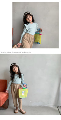 Load image into Gallery viewer, Baby Kid Girls Solid Color Tops Wholesale 22081560
