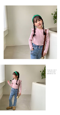 Load image into Gallery viewer, Baby Kid Girls Solid Color Tops Wholesale 22081560
