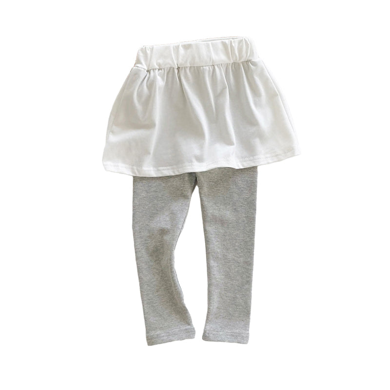 Baby Kid Girls Striped Color-blocking Pants Leggings Wholesale 22081564