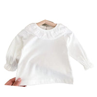 Load image into Gallery viewer, Baby Girls Solid Color Polka dots Tops Wholesale 22081568
