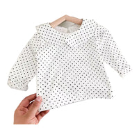 Load image into Gallery viewer, Baby Girls Solid Color Polka dots Tops Wholesale 22081568
