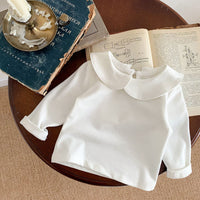 Load image into Gallery viewer, Baby Girls Solid Color Polka dots Tops Wholesale 22081568
