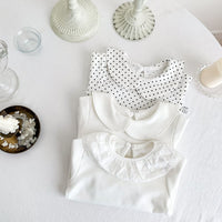 Load image into Gallery viewer, Baby Girls Solid Color Polka dots Tops Wholesale 22081568
