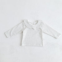 Load image into Gallery viewer, Baby Girls Solid Color Polka dots Tops Wholesale 22081568
