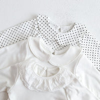 Load image into Gallery viewer, Baby Girls Solid Color Polka dots Tops Wholesale 22081568

