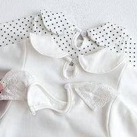 Load image into Gallery viewer, Baby Girls Solid Color Polka dots Tops Wholesale 22081568
