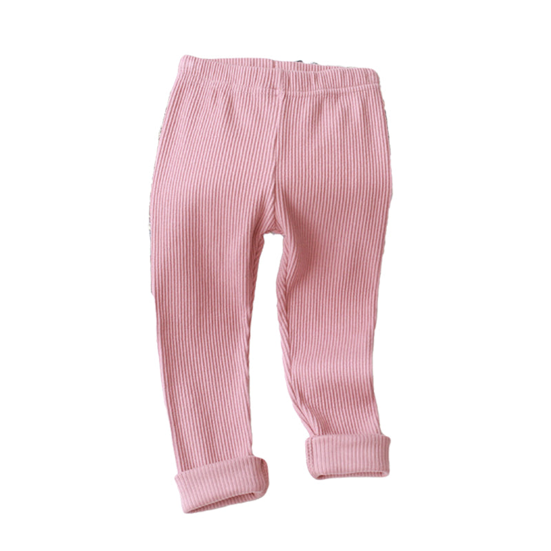 Baby Kid Girls Solid Color Pants Leggings Wholesale 22081570