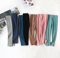 Load image into Gallery viewer, Baby Kid Girls Solid Color Pants Leggings Wholesale 22081570
