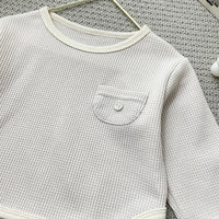 Load image into Gallery viewer, Baby Unisex Solid Color Tops Wholesale 22081573
