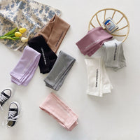 Load image into Gallery viewer, Baby Kid Girls Solid Color Pants Leggings Wholesale 22081580
