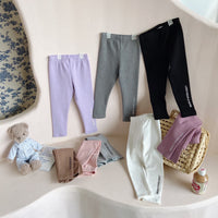Load image into Gallery viewer, Baby Kid Girls Solid Color Pants Leggings Wholesale 22081580

