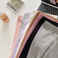 Load image into Gallery viewer, Baby Kid Girls Solid Color Pants Leggings Wholesale 22081580

