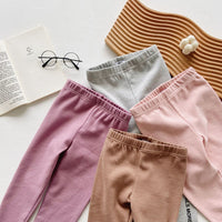 Load image into Gallery viewer, Baby Kid Girls Solid Color Pants Leggings Wholesale 22081580
