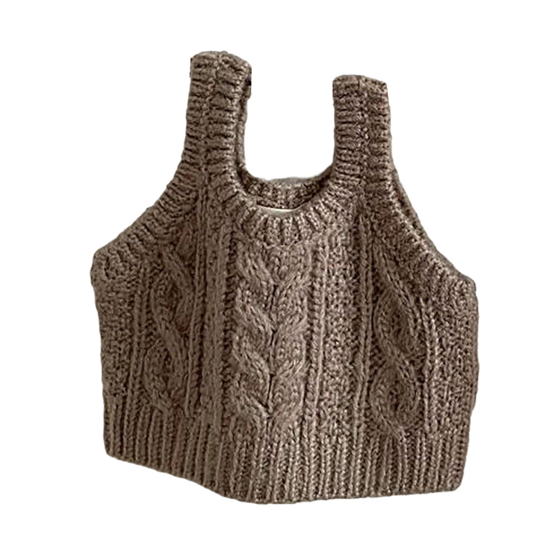 Baby Kid Unisex Crochet Vests Waistcoats Knitwear Wholesale 22081593