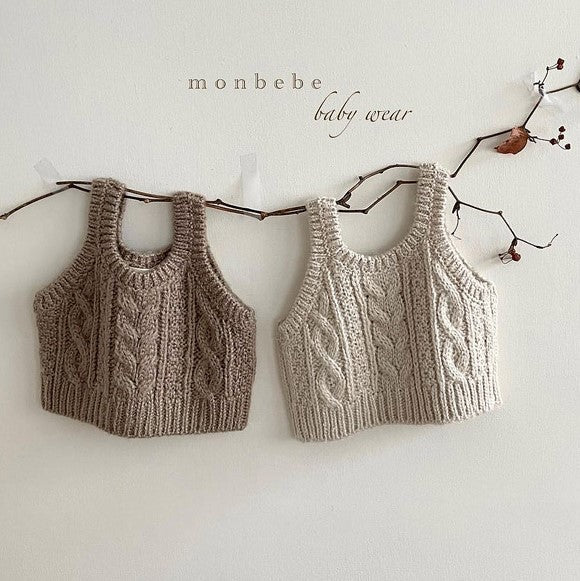 Baby Kid Unisex Crochet Vests Waistcoats Knitwear Wholesale 22081593