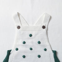 Load image into Gallery viewer, Baby Girls Color-blocking Crochet Rompers Wholesale 22081705
