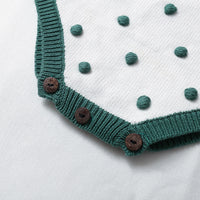 Load image into Gallery viewer, Baby Girls Color-blocking Crochet Rompers Wholesale 22081705
