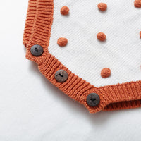 Load image into Gallery viewer, Baby Girls Color-blocking Crochet Rompers Wholesale 22081705
