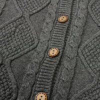 Load image into Gallery viewer, 2 Pieces Set Baby Unisex Solid Color Crochet Cardigan And Shorts Wholesale 22081708
