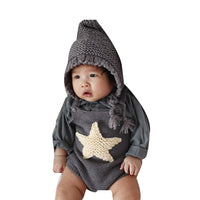 Load image into Gallery viewer, Baby Unisex Star Crochet Rompers Wholesale 22081714
