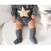 Load image into Gallery viewer, Baby Unisex Star Crochet Rompers Wholesale 22081714
