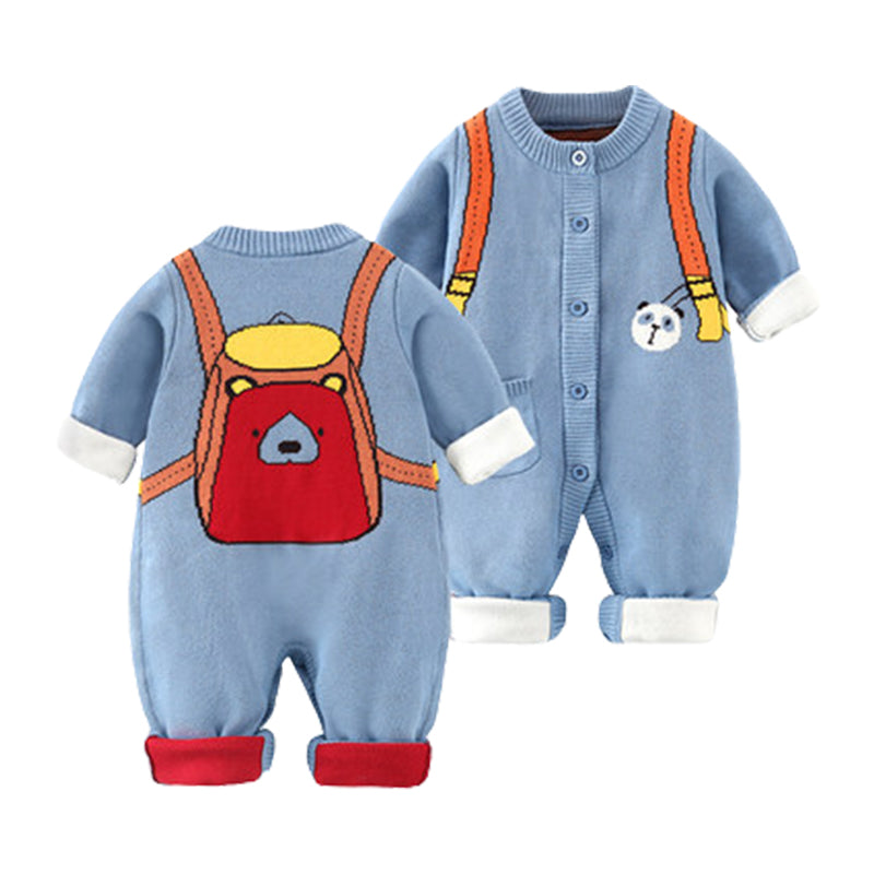 Baby Unisex Cartoon Jumpsuits Wholesale 220817144
