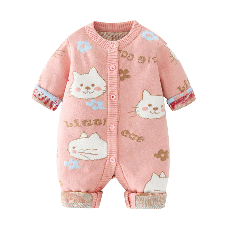 Baby Unisex Cartoon Jumpsuits Wholesale 220817152