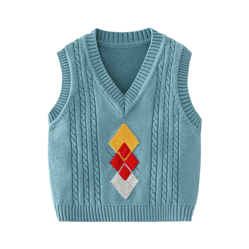 Baby Kid Unisex Crochet Vests Waistcoats Knitwear Wholesale 220817163