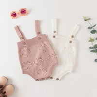 Load image into Gallery viewer, Baby Girls Solid Color Cardigan Knitwear And Rompers Wholesale 220817168
