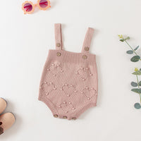 Load image into Gallery viewer, Baby Girls Solid Color Cardigan Knitwear And Rompers Wholesale 220817168
