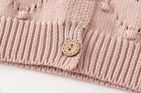 Load image into Gallery viewer, Baby Girls Solid Color Cardigan Knitwear And Rompers Wholesale 220817168
