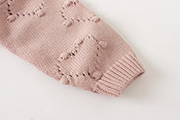 Load image into Gallery viewer, Baby Girls Solid Color Cardigan Knitwear And Rompers Wholesale 220817168
