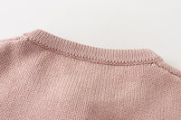 Load image into Gallery viewer, Baby Girls Solid Color Cardigan Knitwear And Rompers Wholesale 220817168
