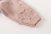 Load image into Gallery viewer, Baby Girls Solid Color Cardigan Knitwear And Rompers Wholesale 220817168

