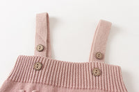 Load image into Gallery viewer, Baby Girls Solid Color Cardigan Knitwear And Rompers Wholesale 220817168
