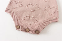 Load image into Gallery viewer, Baby Girls Solid Color Cardigan Knitwear And Rompers Wholesale 220817168
