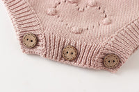 Load image into Gallery viewer, Baby Girls Solid Color Cardigan Knitwear And Rompers Wholesale 220817168
