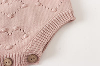 Load image into Gallery viewer, Baby Girls Solid Color Cardigan Knitwear And Rompers Wholesale 220817168
