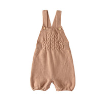 Load image into Gallery viewer, Baby Unisex Solid Color Knitwear Rompers Wholesale 220817169

