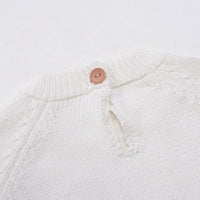 Load image into Gallery viewer, Baby Girls Color-blocking Crochet Rompers Wholesale 22081717
