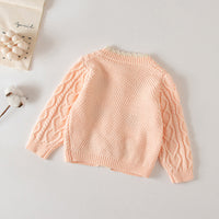 Load image into Gallery viewer, Baby Girls Embroidered Cardigan Knitwear Wholesale 220817171
