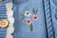 Load image into Gallery viewer, Baby Girls Embroidered Cardigan Knitwear Wholesale 220817171
