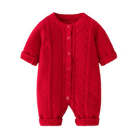 Load image into Gallery viewer, Baby Unisex Solid Color Knitwear Jumpsuits Wholesale 220817172
