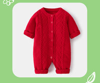 Load image into Gallery viewer, Baby Unisex Solid Color Knitwear Jumpsuits Wholesale 220817172

