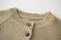 Load image into Gallery viewer, Baby Unisex Solid Color Crochet Rompers Wholesale 220817182
