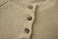 Load image into Gallery viewer, Baby Unisex Solid Color Crochet Rompers Wholesale 220817182
