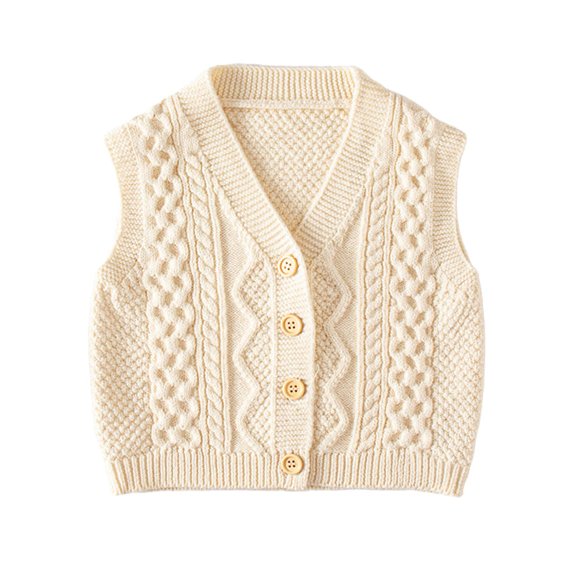 Baby Unisex Solid Color Vests Waistcoats Wholesale 220817185