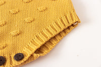 Load image into Gallery viewer, Baby Girls Flower Embroidered Knitwear Rompers Wholesale 220817186
