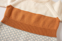 Load image into Gallery viewer, Baby Unisex Color-blocking Knitwear Rompers Wholesale 220817188
